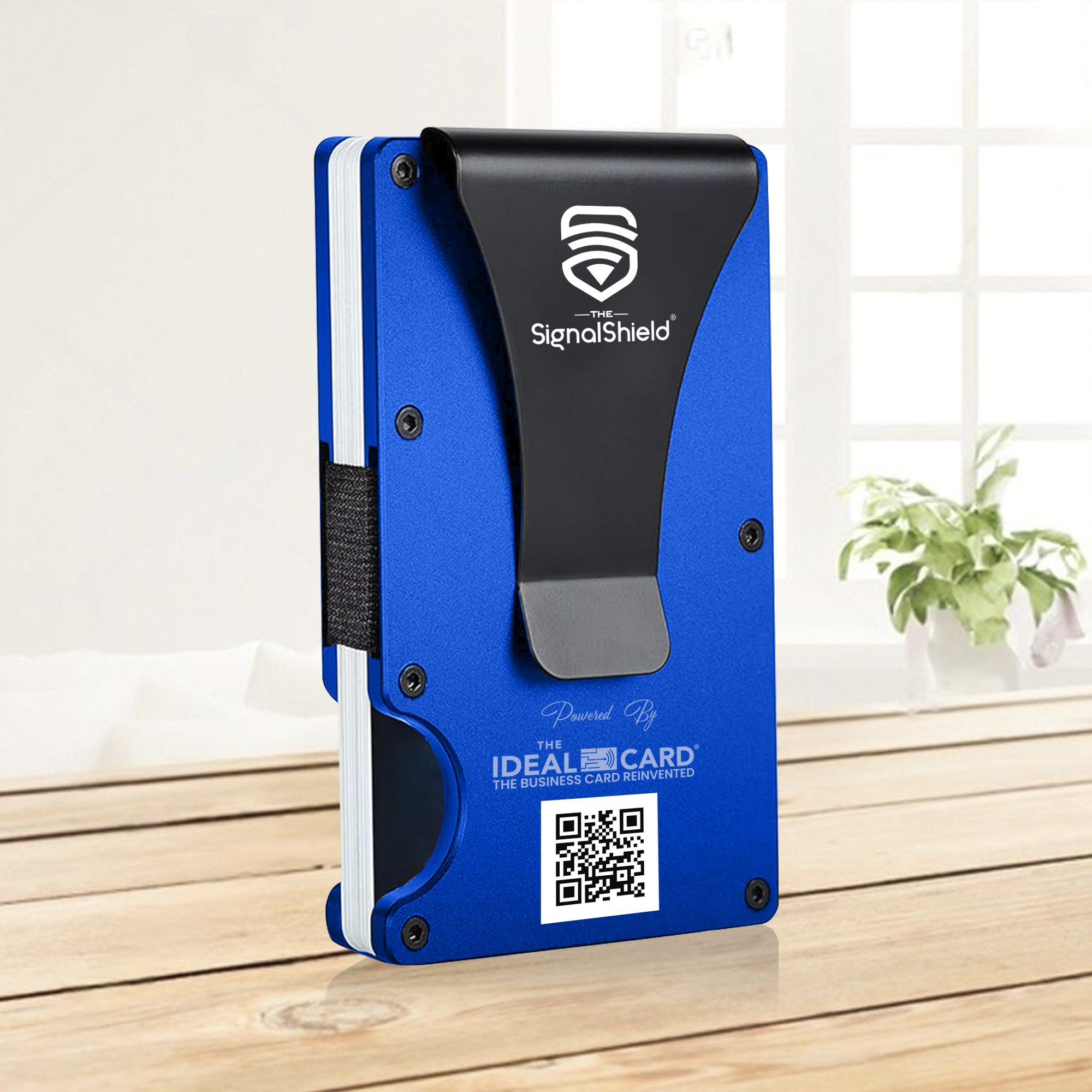 Azure Wallet & Money Clip