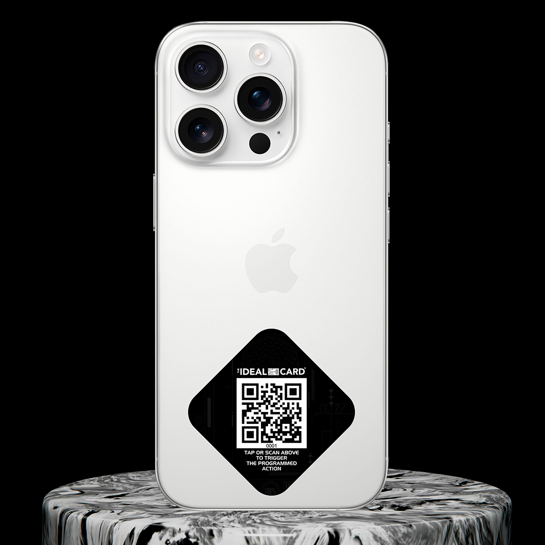 Black Smartphone Sticky