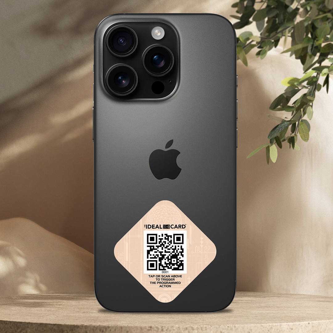 Gold Smartphone Sticky