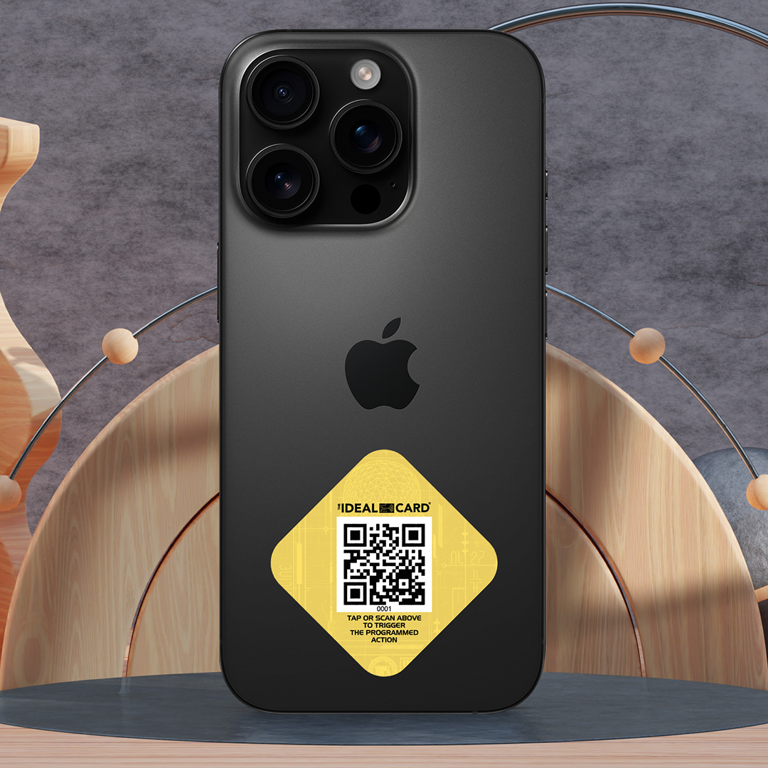 Yellow Smartphone Sticky